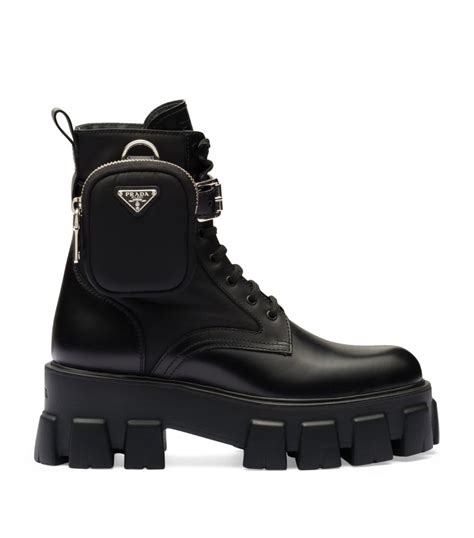 prada monolith boots dupe|prada lace up combat boots.